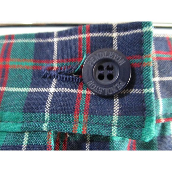 Pendleton Petite Preppy Tartan Plaid Skirt Sz 14 Damaged With Tags Repair Cutter - Picture 12 of 16